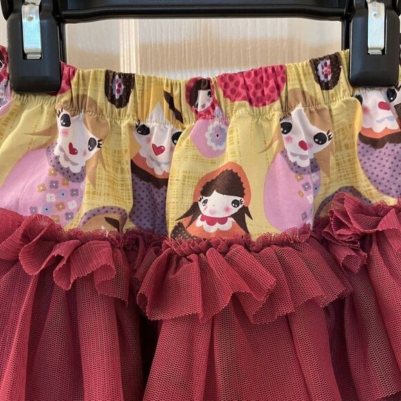 Matilda Jane Character Counts Heart Soul Sylvia Russian Doll Tutu Skirt Size 2 - Picture 6 of 11